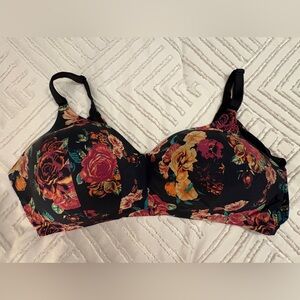 Wireless Torrid Floral Print Bra